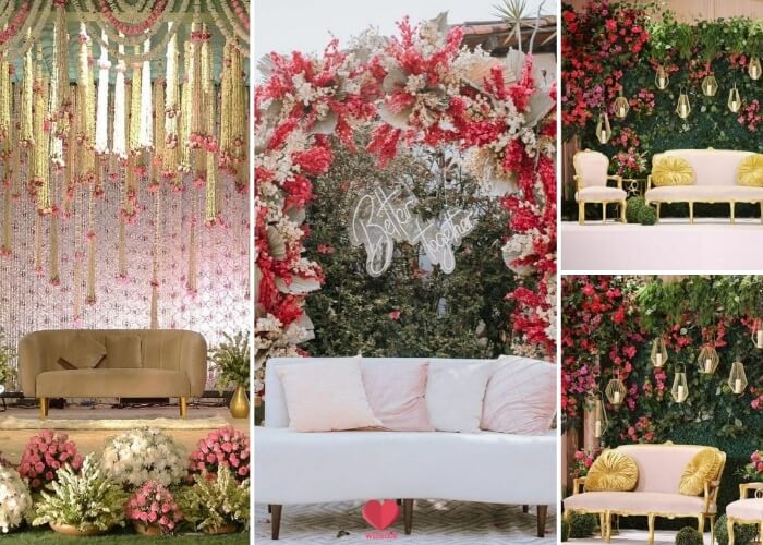 natural wedding backdrop ideas