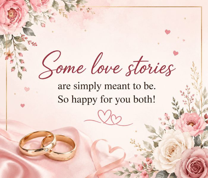Some love stories are simply meant to be So happy for you both - Happy Wedding App Some love stories are simply meant to be. So happy for you both!