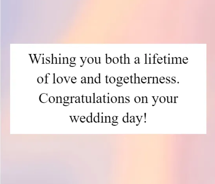 Wishing you both a lifetime filled with patience understanding and happiness together Happy Wedding - Happy Wedding App Wishing you both a lifetime filled with patience, understanding, and happiness together. Happy Wedding!
