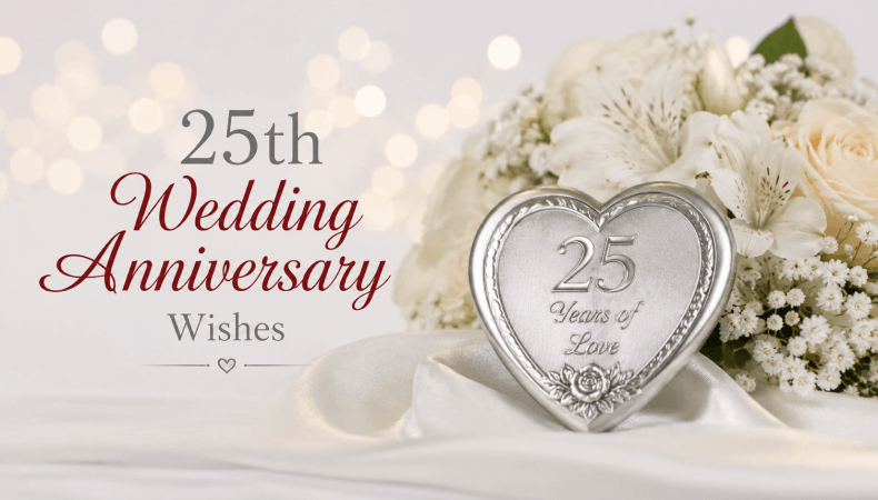 130+ 25th Wedding Anniversary Wishes and Messages - Happy Wedding App 130-25th-Wedding-Anniversary-Wishes-and-Messages