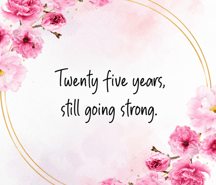 Twenty five years still going strong - Happy Wedding App Twenty-five-years-still-going-strong