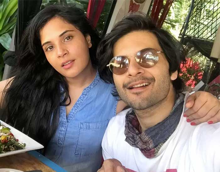 Ali Fazal and Richa Chadha Selfie