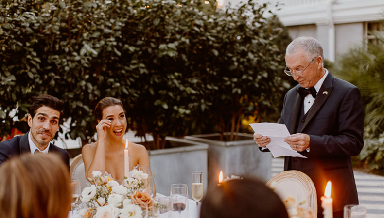 Father of the Bride Speaking Speech