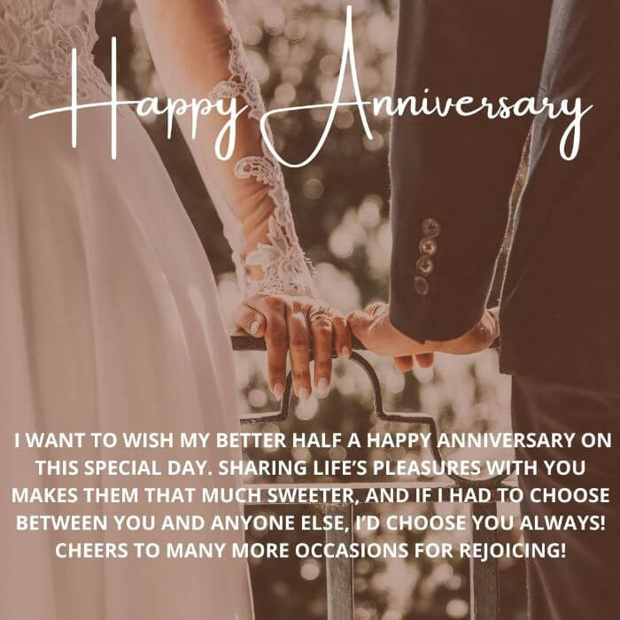 Wedding anniversary Wishes for Your Husband