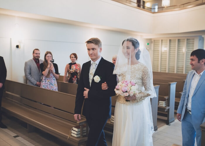 Finland Newly Wedding Couple