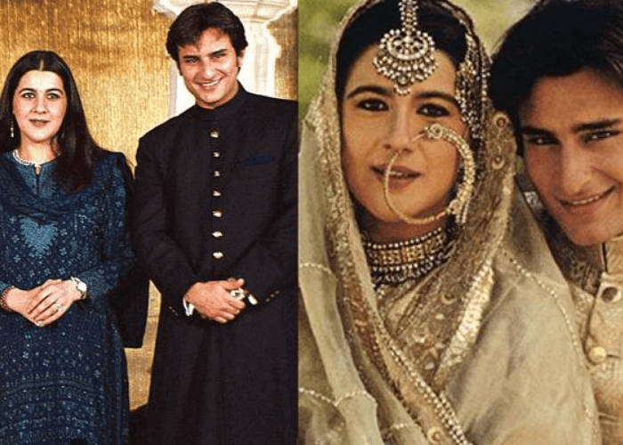 Saif Ali Khan and Amrita Singh