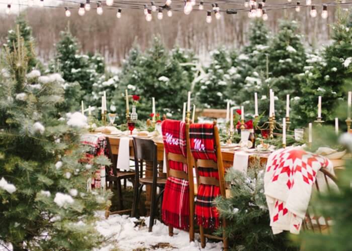 Christmas Wedding Theme