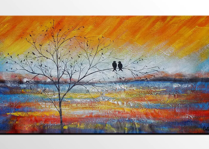 Love Birds Painting Art