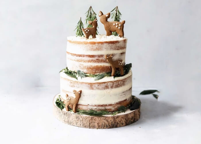 Pine Tree Cake Topper
