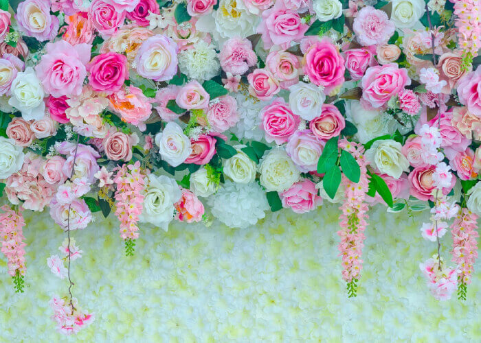 Wedding Flower Backdrop Décor