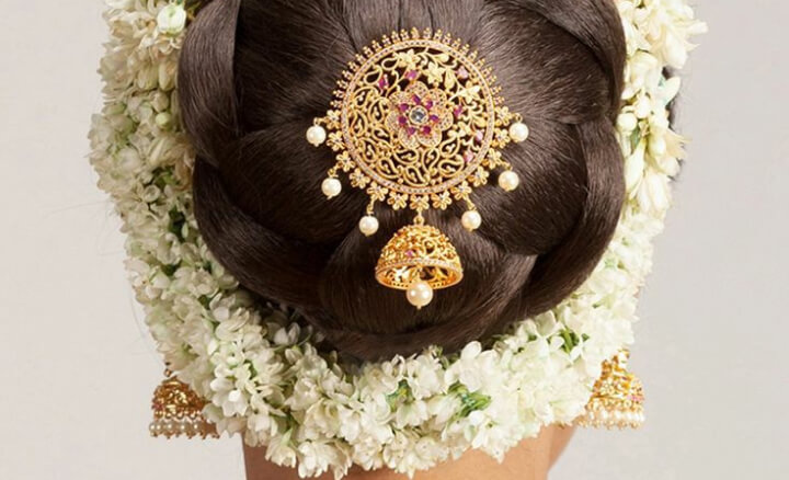 Circle Gold Hair Clip