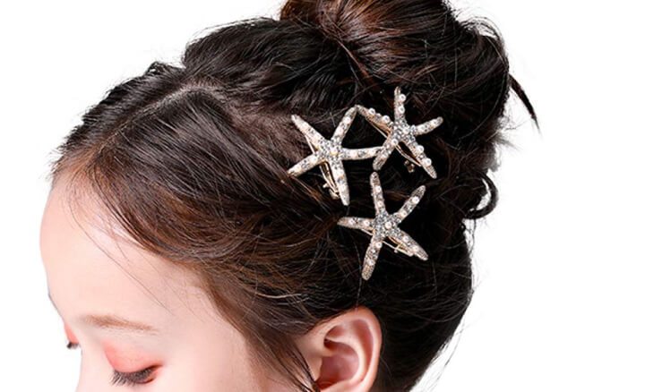 Triple Star Hair Clip