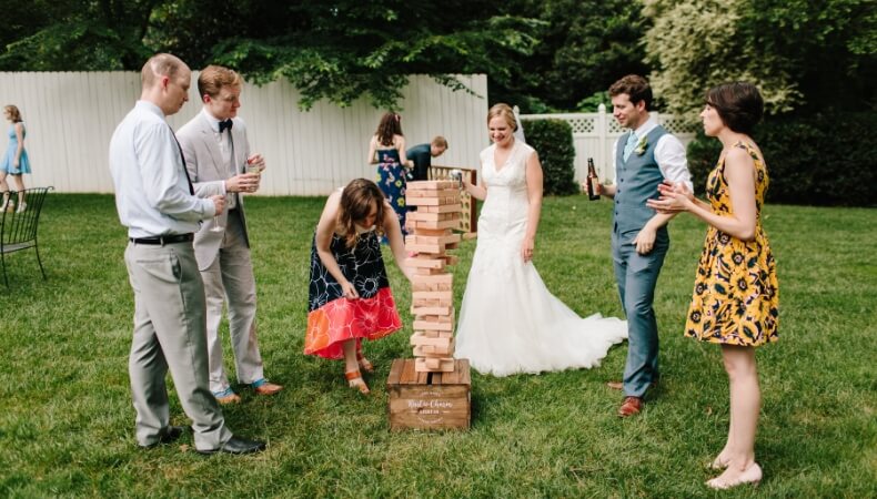 Creative Ideas for outdoor wedding lawn games