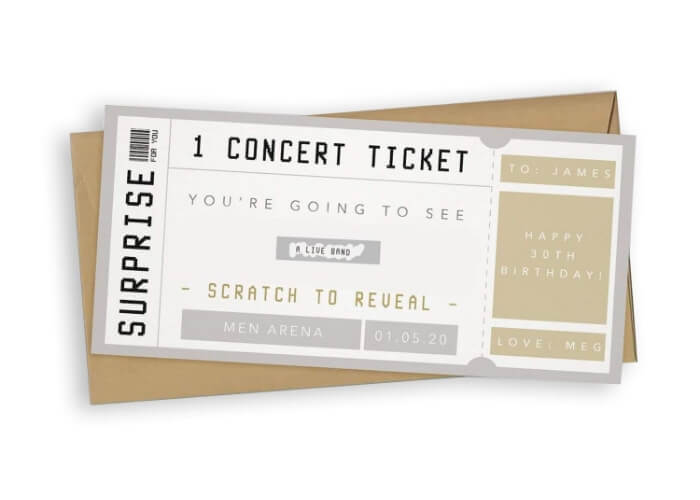 Tickets To A Concert