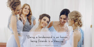 Beautiful Bride with Bridesmaids