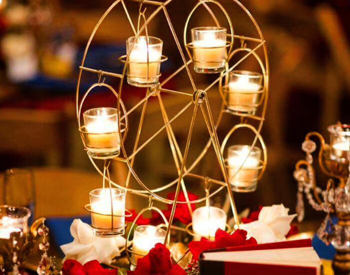 Candle Carousel Centerpiece