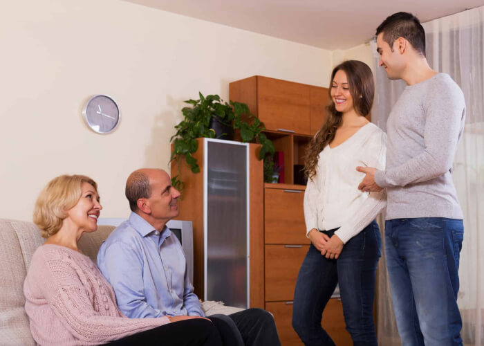 Couple Meet Parents