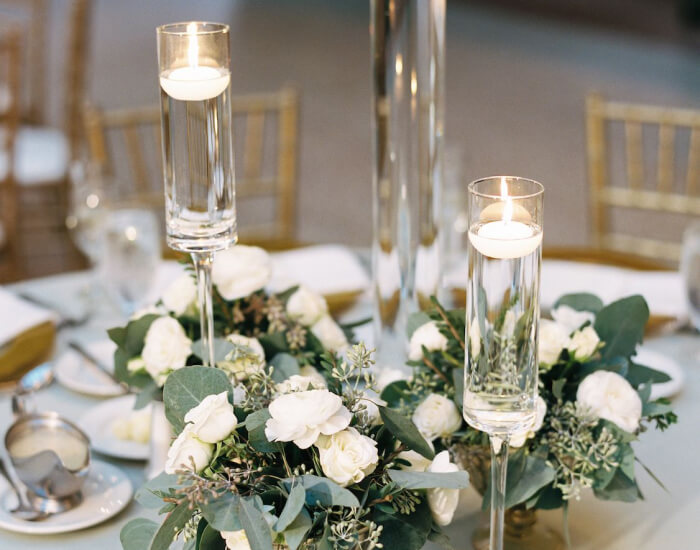 Floating Candles Centerpiece