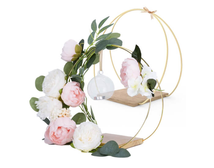 Gold Hoop Centerpiece