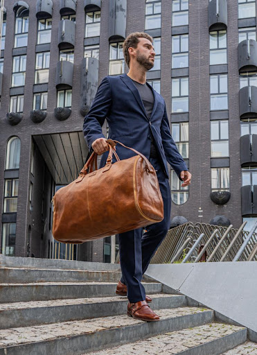 Von Baer Grand Leather Garment Bag