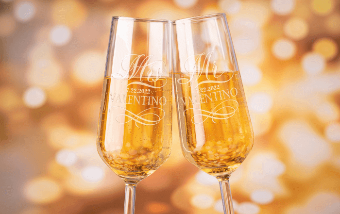 Champagne Flutes Set of 2