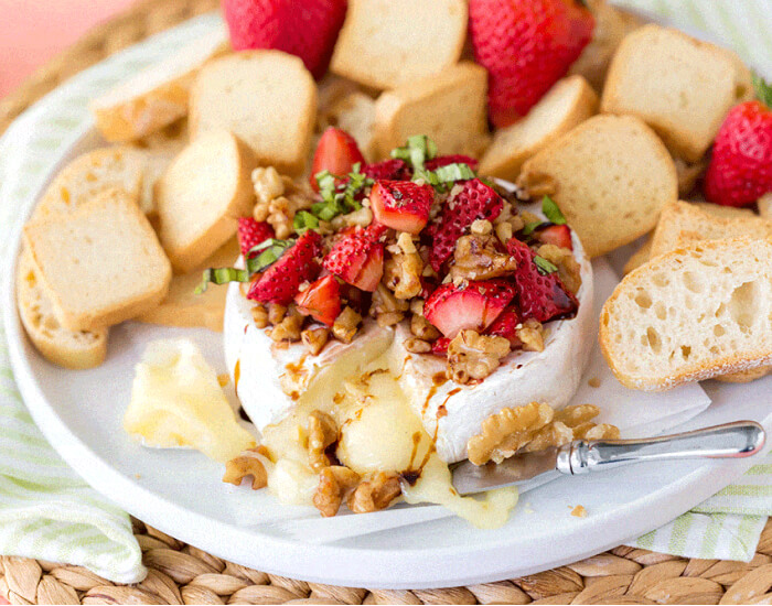 Strawberry Baked Brie