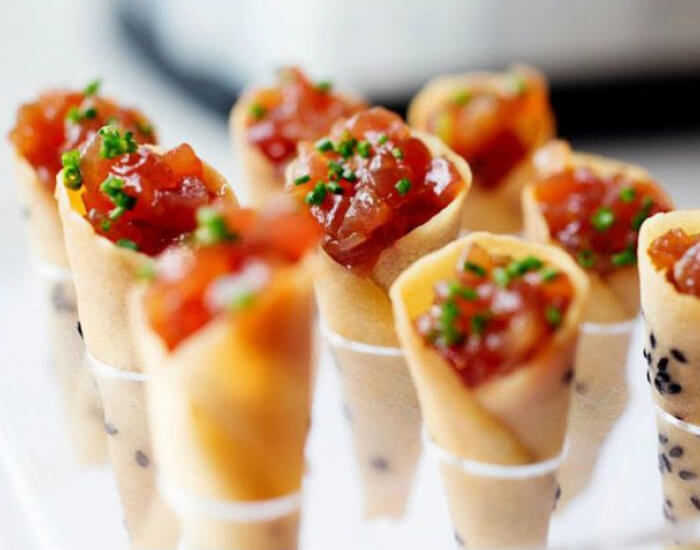 Tuna Tartare Cones