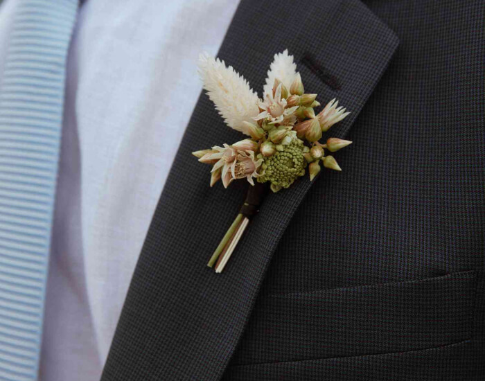 Dried Grasses and Chrysanthemum