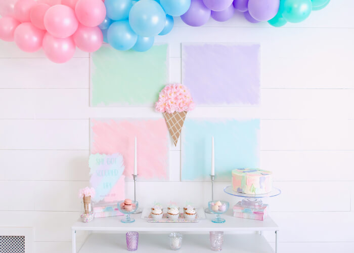 Ice Cream bridal shower themes