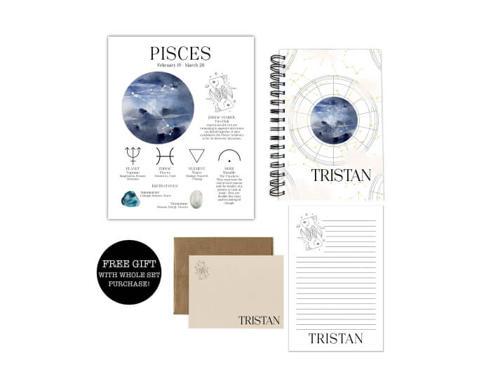 Star Sign Stationery Set