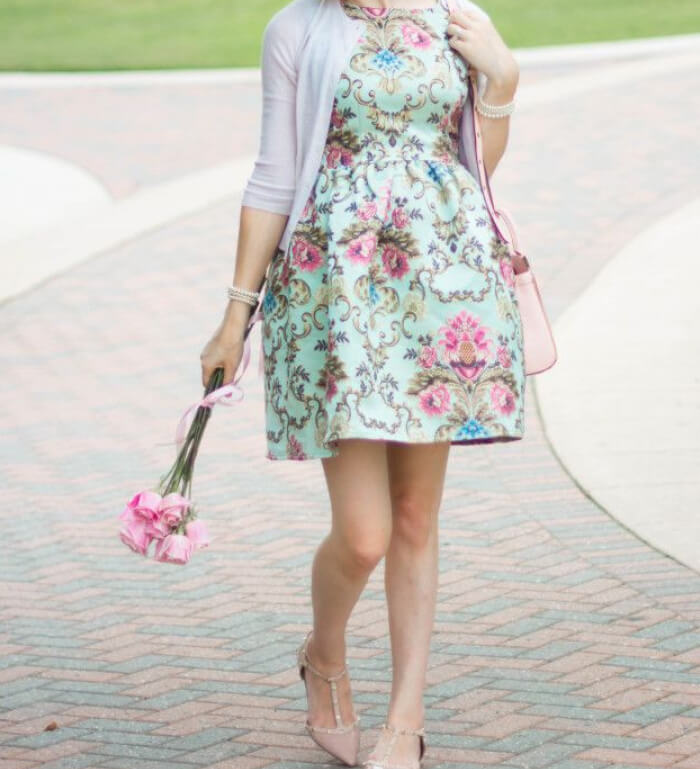 The feminine floral frock