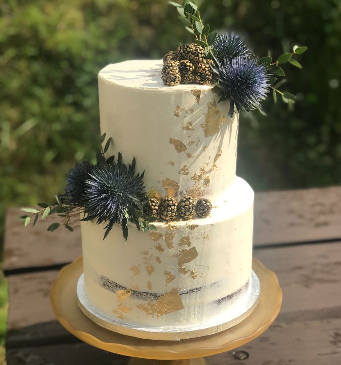 Thistles Boho Wedding Cake