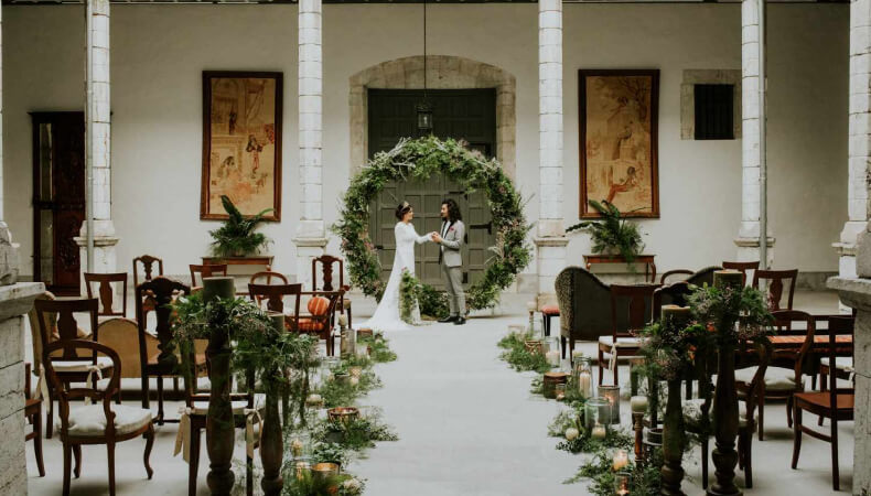 Aisle wedding decorations