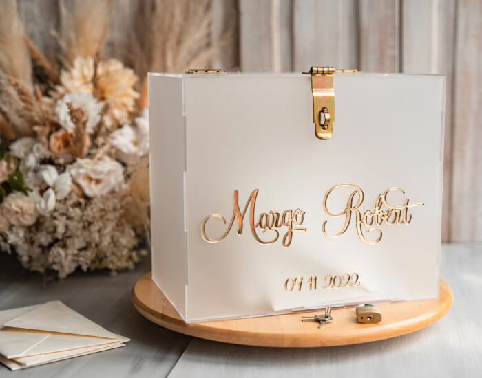 Calligraphed Welcome Boxes