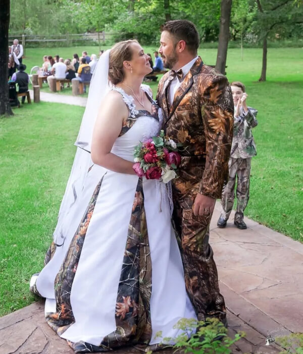Camouflage Wedding Dress
