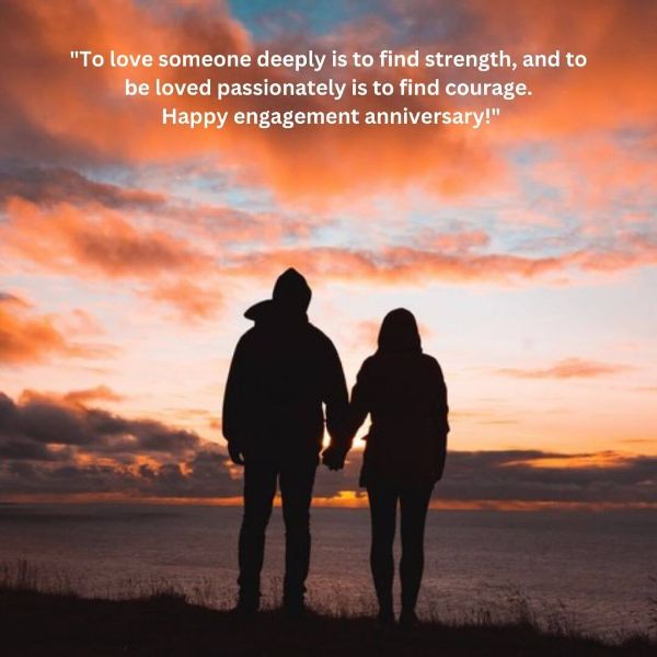 Engagement Anniversary Wishes 