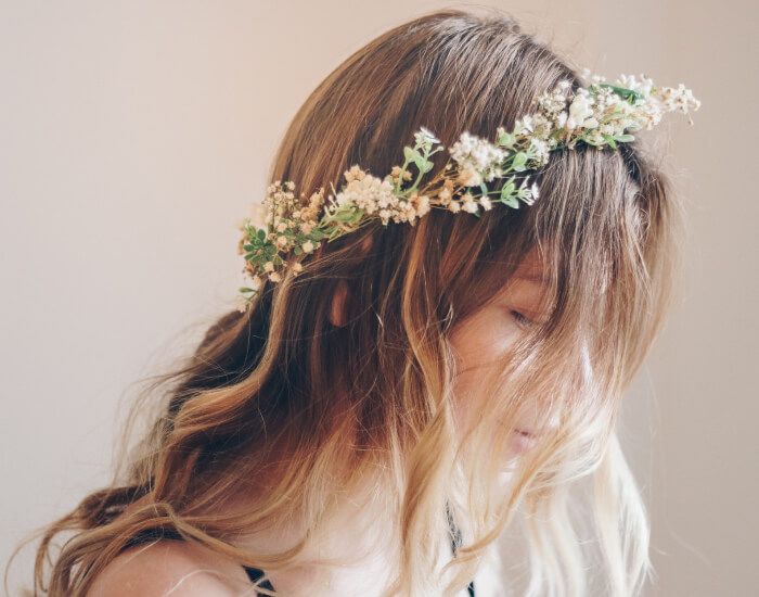 Flower and Leaf Crown