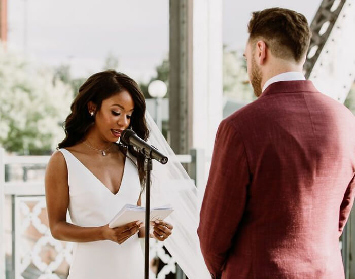 Modern Romantic Wedding Vows for Him