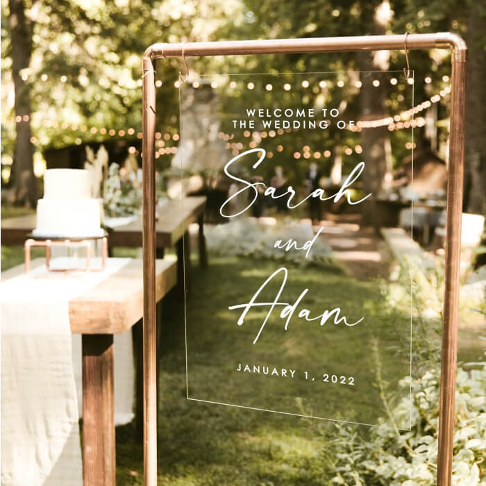 Rustic Wedding Sign