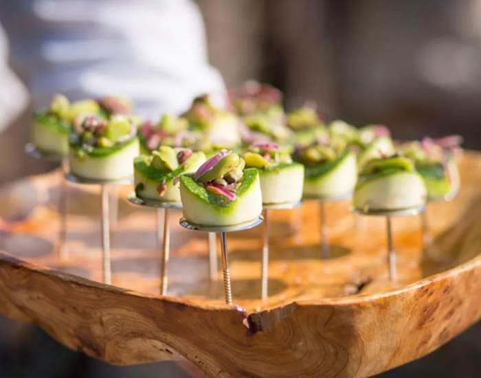 Serve Organic, Plant-Based Food at the Reception