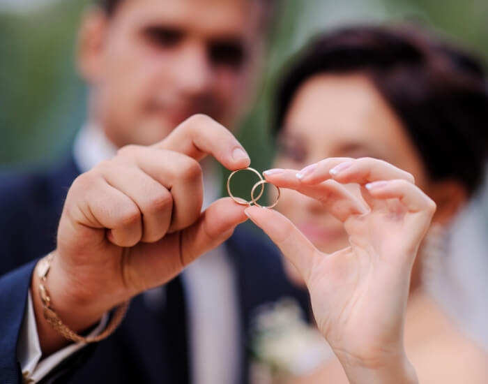 Charming ring exchange ceremony capture.  https://www.maharaniweddings.com/gallery/photo/154676 | Ring exchange  ceremony, Ring exchange, Rings