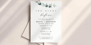 Rehearsal Dinner Invitation Wording