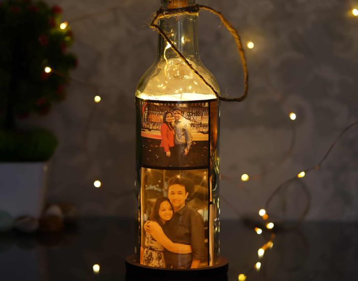 Beautiful Memories Personalized Bottle Lamp