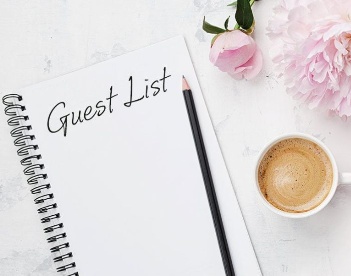 Complete Your Guest Lists