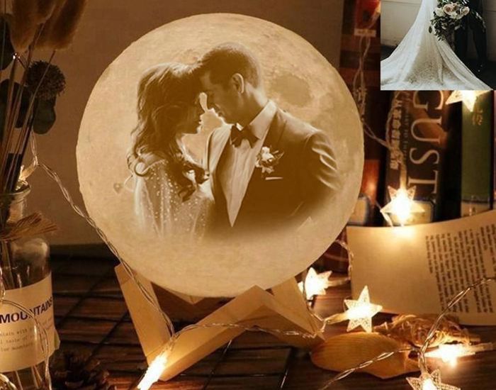 Personalized 3D Moon Lamp