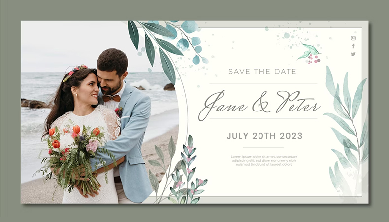 Wedding Invitation Card Design