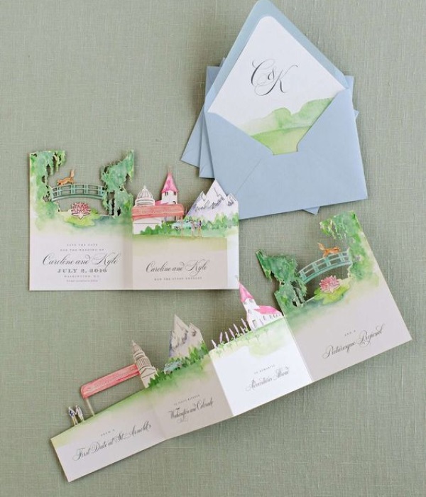 wedding card unique design
