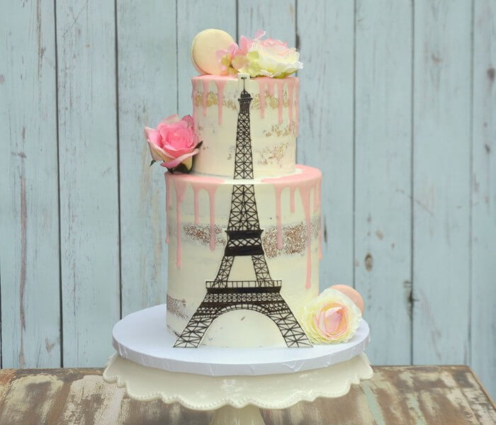 Eiffel Tower Groom’s Cake