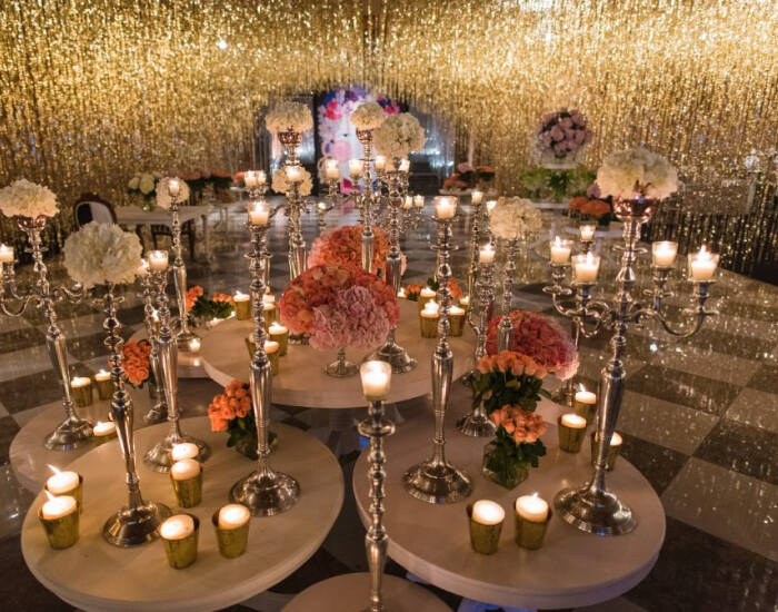 Glitterati Wedding Cocktail Party Decoration