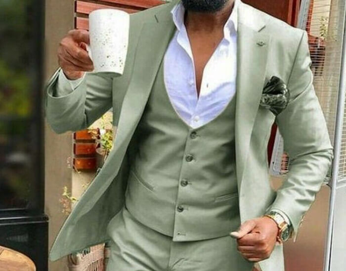 Sage Green Three-Piece Suits